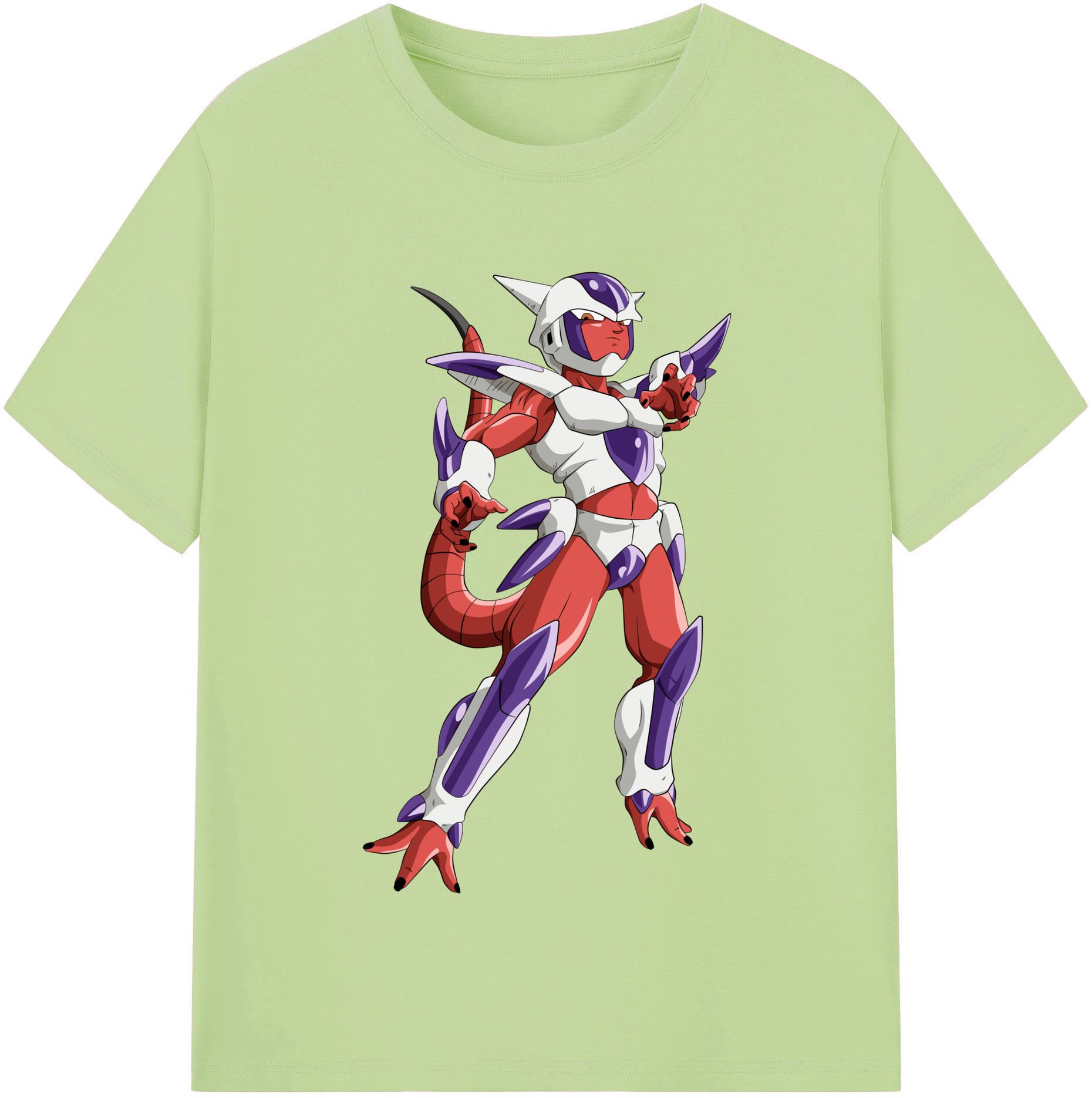 （画像用） ドラゴンボール フリーザ DRAGON BALL Frieza 綿100％半袖Tシャツ（フロントプリント）
